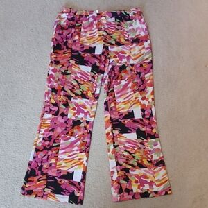 Spense Colorful Geometric Patterned Pants
